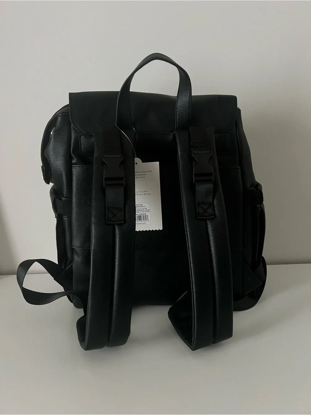 cloud island Black Pebble-Texture Baby Backpack